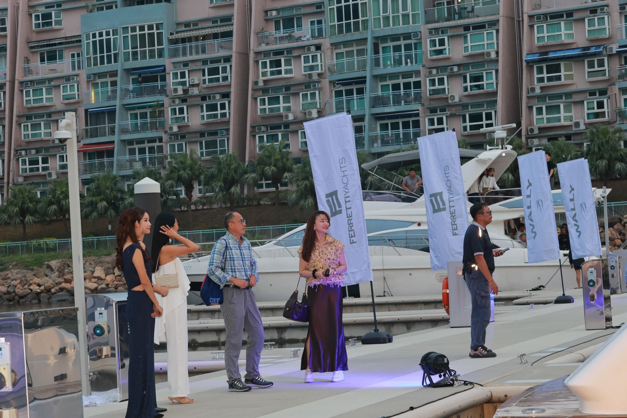Riva 110 cruising on deep blue glassy water