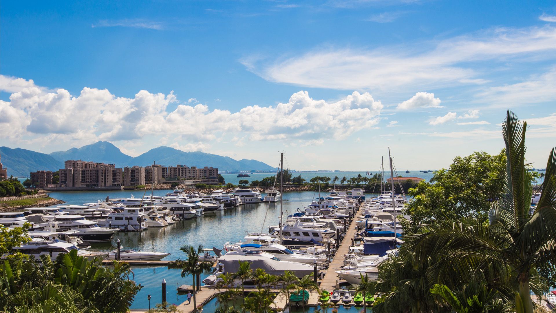 A haven of yachts awaits: The Gold Coast Yacht and Country Club.