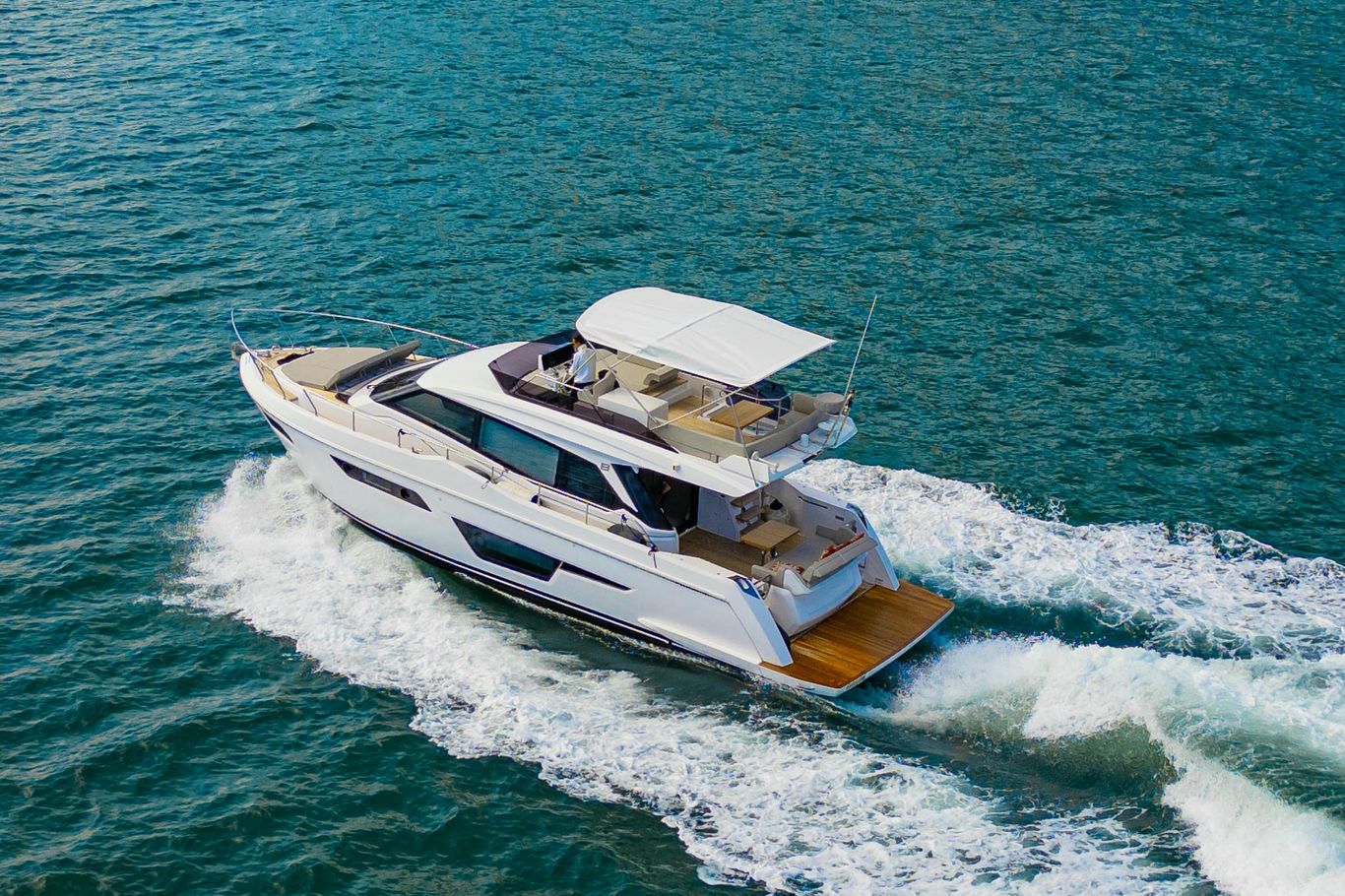 Ferretti Yachts 500 sold by Starship Yachts in Hong Kong in December 2024