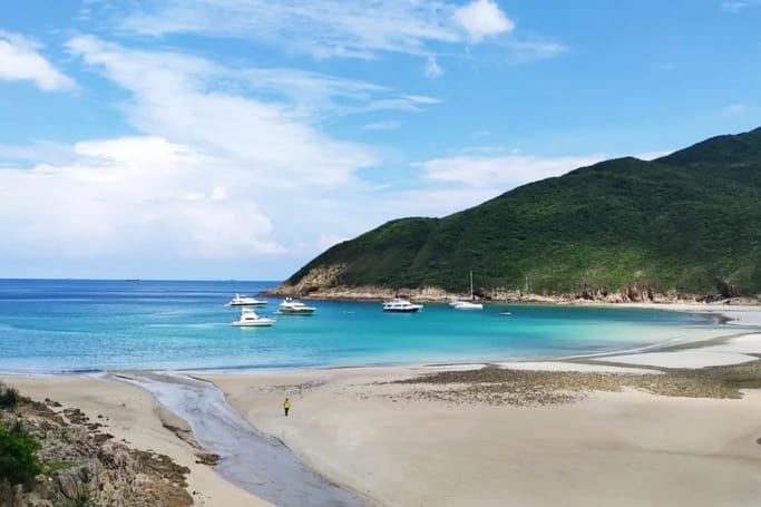 Discover Sai Wan Beach, a quiet retreat favored by those who invest in the best yacht brands.